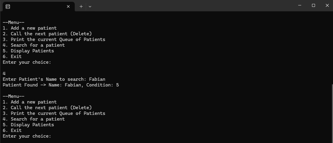 Searching for patient